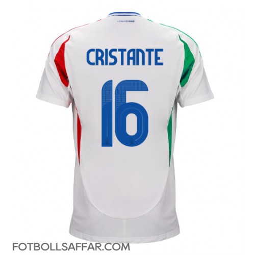 Italien Bryan Cristante #16 Bortatröja EM 2024 Kortärmad